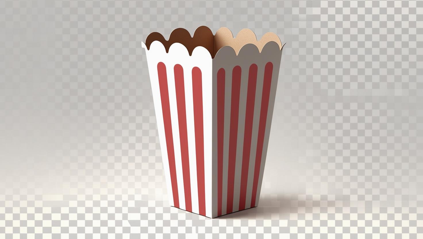 Cardboard Popcorn Boxes - Image 1
